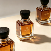 Flacon de parfum populaire en verre transparent, flacon de parfum de luxe 100 ml, flacon vaporisateur de parfum personnalisé, emballage de parfum sur mesure