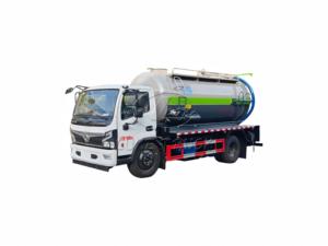Camión Cisterna de Vacío Dongfeng F7 de 2 Ejes, 170HP, Tanque de 10-12m³, Puerta Trasera Hidráulica, Lavado a Alta Presión y Succión por Vacío, LHD/RHD - Product Image 1