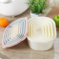 Boîtes de stockage des aliments carrées sans Bpa, micro-ondable, boîte de stockage des aliments, récipient de stockage des aliments hermétique et chauffant