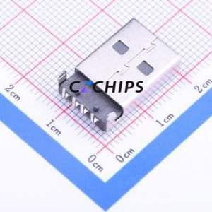 480370001 USB Connector Through hole Component (THT) Connector Type-A USB 2.0 Male 4P - Product Image 2