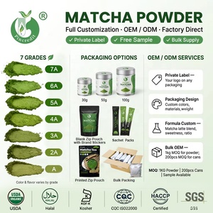 ผงมัทฉะออร์แกนิค Pincredit USDA สำหรับพิธีชงชา - บริสุทธิ์ 100% บดด้วยหิน วัตถุดิบสำหรับเครื่องดื่มและขนมหวานระดับพรีเมียม - Product Image 4