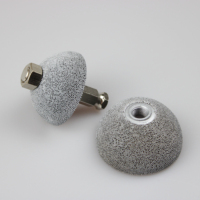 Meule miniature durable en oxyde d'aluminium, grain K170/K230, forme coupelle, outil de débavurage pour réparation de pneus 50*20mm