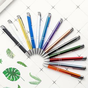 New Custom Logo Stylus Ball Point Gel Pens With Advertising Luxury High Quality Aluminum Metal Ballpoint Pen - Product Image 6