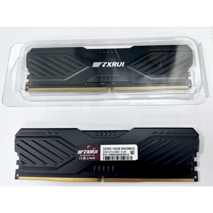 TXRUI OEM Customize DDR5 16gb <b>RAM</b> 5600 6000mhz 32gb Desktop Gaming Memoria DIMM UDIMM <b>RAM</b> Module CL42 CL46 Black Heatsink - Product Image 1