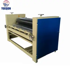 Software 4ft pneumatik Veneer lem rol peregang mesin kayu lapis inti untuk pertukangan