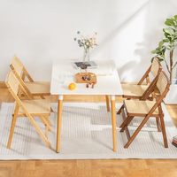 Cour de jardin de chaise pliante en bois massif robuste classique | Chaise de fête de style Wimbledon antique pour mobilier d'extérieur OEM ODM
