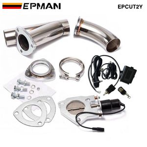 EPMAN - Kit de Válvula de Escape Remota de Acero Inoxidable 304, Tubo en Y/Válvula de Corte en E + Interruptor Eléctrico, Modelo EP-CUT2Y - Product Image 2