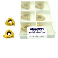 DESKAR 22ER3.5ISO/5TR/N60 22IR3.5ISO/5TR/N60 LDC Indexable Threading Inserts Carbide Inserts CNC Machine Tool Turning Inserts