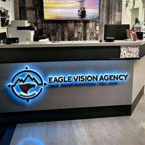 Enseigne LED personnalisée par le fabricant, lettres métalliques rétroéclairées, logo LED rétroéclairé, enseigne commerciale pour le branding mural de bureau - Product Image 4