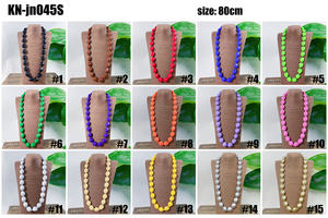 Collares de Moda al por Mayor de Nueces de Kukui Hawaianas Artificiales de Acrílico - Product Image 2