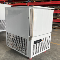 Mini Congelador Rápido de Acero Inoxidable de 3 Bandejas y Ultra Baja Temperatura, Máquina de Congelación Rápida IQF Comercial para Panadería y Mariscos