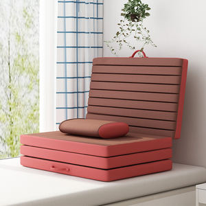 Colchón plegable de una <span class=keywords><strong>cama</strong></span>, suave y de gran calidad, <span class=keywords><strong>cama</strong></span> de tamaño individual, esponja fina, cómoda, plegable, resistente al agua - Product Image 6