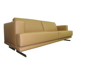 โซฟาห้องนั่งเล่นหนังหรูหราดีไซน์ใหม่แบบโมดูลาร์ทันสมัยเฟอร์นิเจอร์ในห้องนั่งเล่นในร่ม - Product Image 3