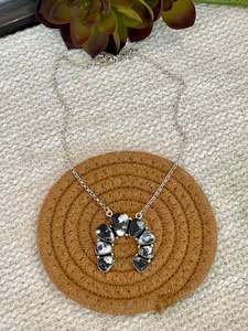 สร้อยคอเงินแท้ทำมือ ดีไซน์โบโฮ ประดับด้วยหัวควายสีขาว ดีไซน์หรูหราไม่ซ้ำใคร สำหรับผู้หญิง - Product Image 2