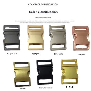 Fibbia <span class=keywords><strong>per</strong></span> Guinzaglio e Collare <span class=keywords><strong>per</strong></span> Cani in Lega Dorata Chiaro 38-16MM, Resistente, con Anello a Occhio, <span class=keywords><strong>per</strong></span> Cinghie e Fettucce - Ingrosso dal Produttore - Product Image 3