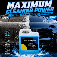 Shampooing professionnel pour lavage de voiture à la mousse de neige, savon à haute mousse concentré, nettoyage automobile, rapport de dilution 1:100, parfum personnalisé, 5 gallons