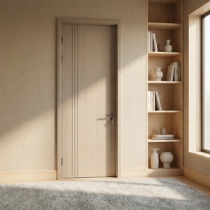 <span class=keywords><strong>Porte</strong></span> en mélamine imitation <span class=keywords><strong>bois</strong></span> pour intérieur de chalet et de retraite contemporains - Product Image 3