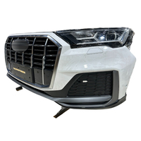 Ensemble de pare-chocs avant blanc et kit carrosserie avec calandre et ventilateur de refroidissement pour Audi Q7 2020-2023