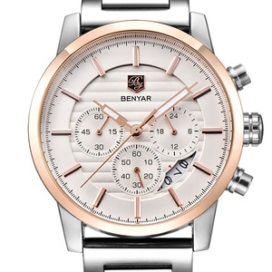 Montre Chronographe Classique Multifonction Étanche avec Aiguilles Lumineuses pour Homme, Bracelet en Cuir Classique, Mouvement Quartz – Vente en Gros - Product Image 5