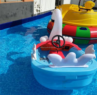 Bateau à pédales pour enfants en forme de cygne, style personnalisé, haute qualité, prix d'usine QIQU, en vente