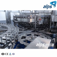 Machine de remplissage de bouteilles d'eau pour animaux de compagnie entièrement automatique avec système complet de rinçage et de bouchage, de bonne qualité, fabriquée en Chine