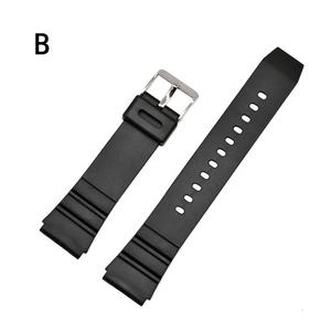 12mm 14MM 16MM 18mm 20mm 22mm correa de reloj de PVC para <span class=keywords><strong>Casio</strong></span> Sport Diving correa de pulsera de repuesto - Product Image 3