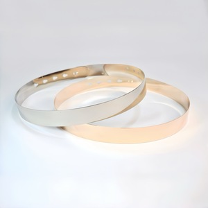 Cinturón de Metal Delgado para <span class=keywords><strong>Mujer</strong></span> con Hebilla de Pin y Detalle de Cobre en Color Dorado, Accesorio de Moda para Vestidos, Venta al Por Mayor - Product Image 3