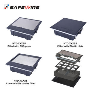 Safewire HTD-624B chape surélevée béton moquette boîtes de <span class=keywords><strong>sol</strong></span> prise de <span class=keywords><strong>sol</strong></span> trappes boîte de <span class=keywords><strong>sol</strong></span> - Product Image 2