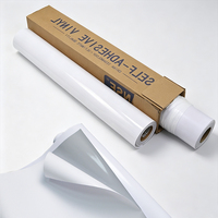 Vinyle PVC auto-adhésif imprimable gris, forte couverture pour graphiques de voitures, camions et panneaux publicitaires
