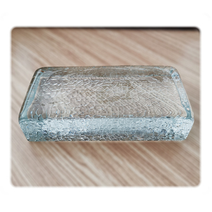 Briques de verre solides hautement transparentes 10*<span class=keywords><strong>10cm</strong></span>, briques de verre solides, nouveau design, verre artistique pour la décoration murale, briques de verre artistique de haute qualité - Product Image 5