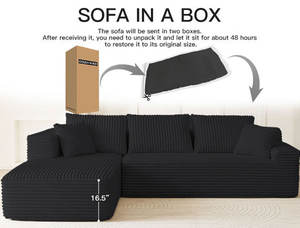 <span class=keywords><strong>Canapé</strong></span> modulaire de luxe pour salon moderne, <span class=keywords><strong>canapé</strong></span> en forme de L, <span class=keywords><strong>canapé</strong></span> convertible en lit, <span class=keywords><strong>canapé</strong></span> compressé sans os - Product Image 6