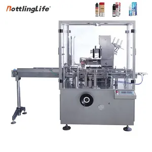 high speed bottle boxing machine carton leaflet packing machine auto cartoning machine