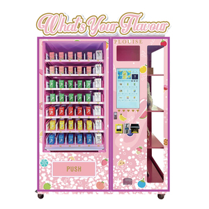 Máquina expendedora de belleza rosa, máquina expendedora de cosméticos, máquina expendedora con pantalla LED, máquina expendedora de productos para uñas, máquina expendedora inteligente de belleza - Product Image 3