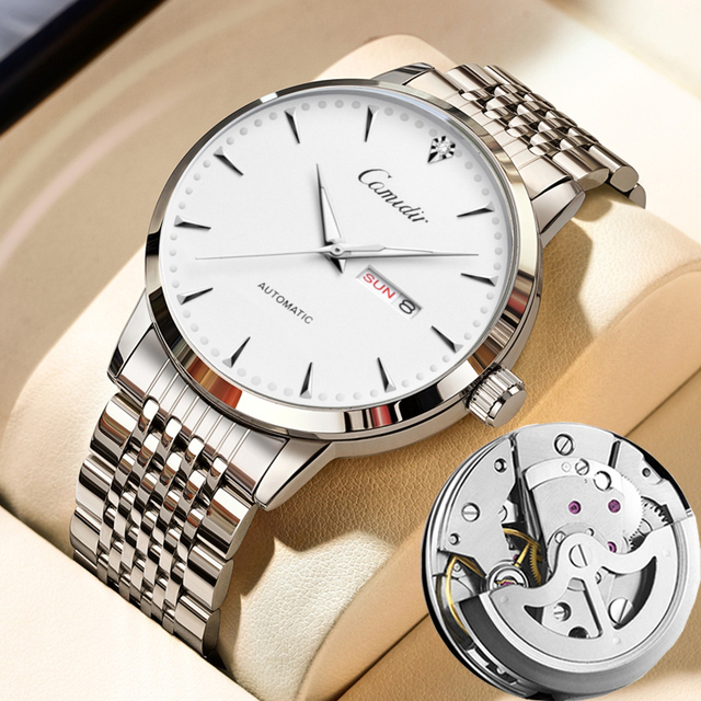 Wholesale Price Brand Mens Business  Watch with Calendar Waterproof Hollow  Timepiece Jewelry Factory Engrave Logo