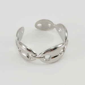 Zogxin Geometric Open <b>Ring</b> Gold Silver Color Adjustable <b>Titanium</b> Steel For Women Jewelry Gift - Product Image 4
