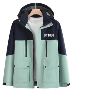 Chaqueta Deportiva de Invierno Personalizada para Hombre, con Capucha, Forro Polar, Impermeable y Resistente al Viento, Cierre Frontal con Cremallera, Logotipo Bordado - Product Image 1