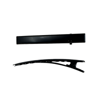 Pince à Cheveux Bec de Canard Professionnelle en Alliage, Outil de Coiffure Durable pour Salon, Accessoire de Beauté pour la Séparation et le Maintien des Cheveux