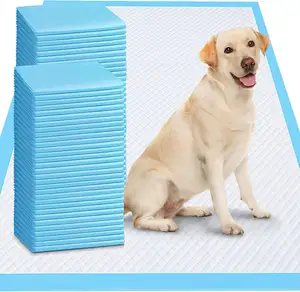 Chiot jetable anti-fuite en gros pas cher tapis de soin biodégradable chien urine chiot tapis de toilette pour animaux de compagnie tapis de formation chiot