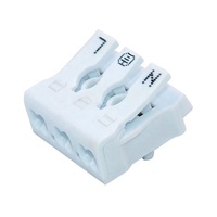 Connecteur de câblage compact ENEC CE Power Mini à 3 broches avec une tension nominale de 450 V et une intensité de 24 A
