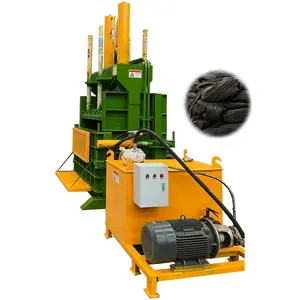 Automatic Scrap waste baling machine Recycling Tire Baling Machine