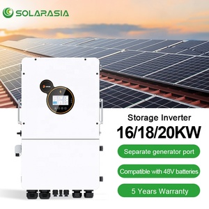 Invertisseurs solaires hybrides IP65 sur réseau et hors réseau 16KW 18KW 20KW à onde sinusoïdale pure triphasée parallèle - Product Image 2