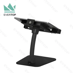 Kiosk Tablet LST04B-E 7.9-11" Anti-theft Flex Goose Neck Desktop Tablet Kiosk Flexible Neck Universal Desktop Kiosk Stand For IPad/Android