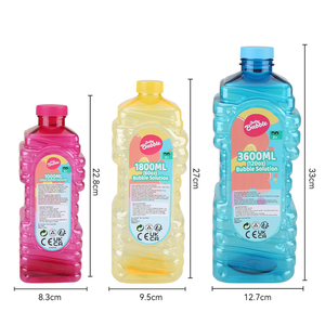 Ricambio di soluzioni a <span class=keywords><strong>bolle</strong></span> ad alta capacità da 1000ml/1800ml/3600ml per macchine a <span class=keywords><strong>bolle</strong></span> bacchette e pistole <span class=keywords><strong>bolle</strong></span> per divertimento senza fine - Product Image 6