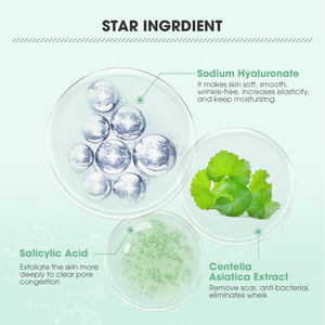 Siero Viso Coreano di Alta Qualità con Acido Salicilico Anti-Acne, Riparatore della Pelle, per Cura del Viso e Microneedling ad Uso Domestico - Product Image 3