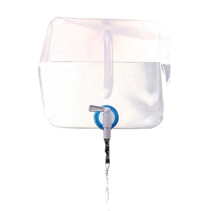 10 Liter BPA FREE Outdoor Camping Recyclable Foldable <strong>Water</strong> <strong>Container</strong> Bucket Collapsible <strong>Water</strong> Storage Jug <strong>With</strong> <strong>Tap</strong> - Product Image 1