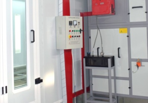 <span class=keywords><strong>Cabina</strong></span> de pintura en polvo Riello de 7m con quemador diésel y horno de recubrimiento para repintado de carrocerías de automóviles - Product Image 3