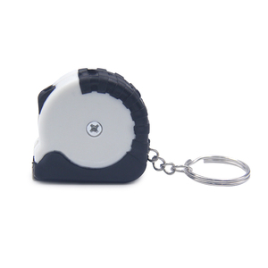 Trắng và đen mini 1m đo băng với Keychain cho may thợ may ăn kiêng - Product Image 2