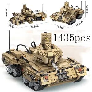 Panlos 635017 tanque militar MK4 camión genuino GunStrike WW2 soldado DIY montaje ladrillo Juguetes Juegos <span class=keywords><strong>de</strong></span> bloques <span class=keywords><strong>de</strong></span> construcción - Product Image 1