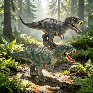 yxs Dinosaurio de simulación sólido Tiranosaurio Rex, Rey Dragón de la Destrucción, Tiranoso, para niños - Product Image 2