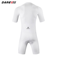 Combinaison de triathlon personnalisée Darevie OEM ODM avec votre logo de marque, trisuit pour hommes, combinaison de triathlon, sublimation, aérodynamique, vêtement de cyclisme rapide